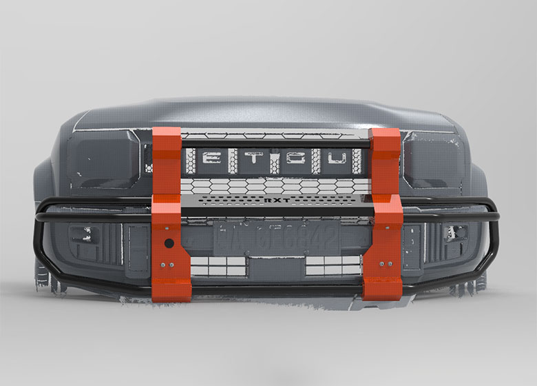 捷途机甲大前杠